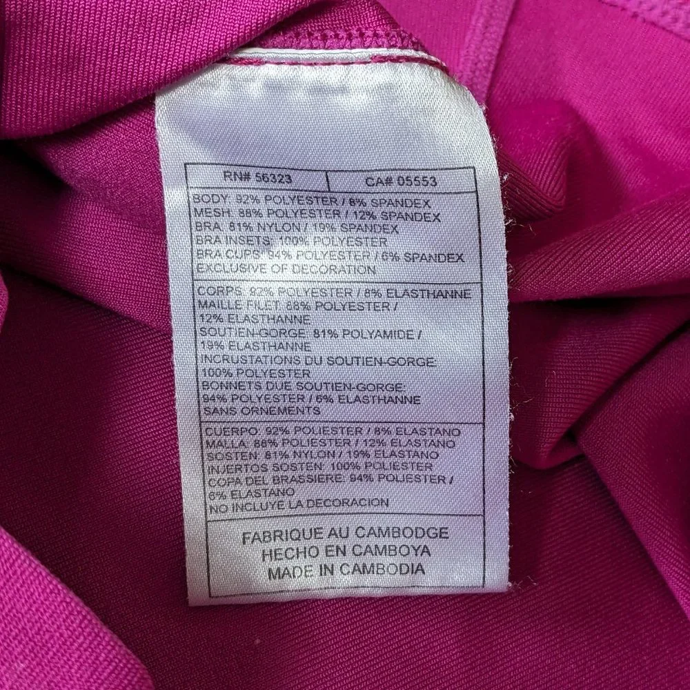 Nike Sports Pink Tank Top size : S